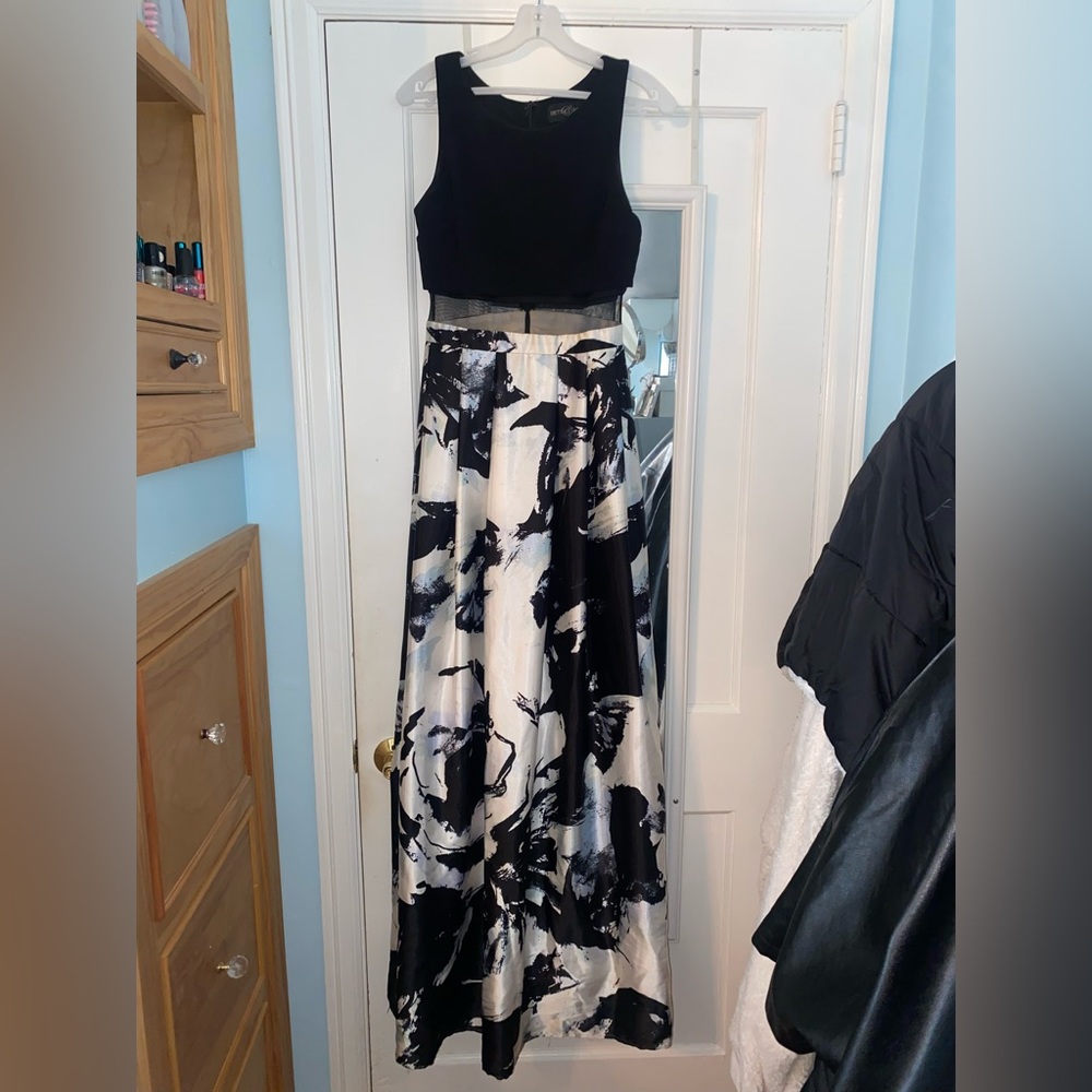 It’s Adam Black and White Prom dress